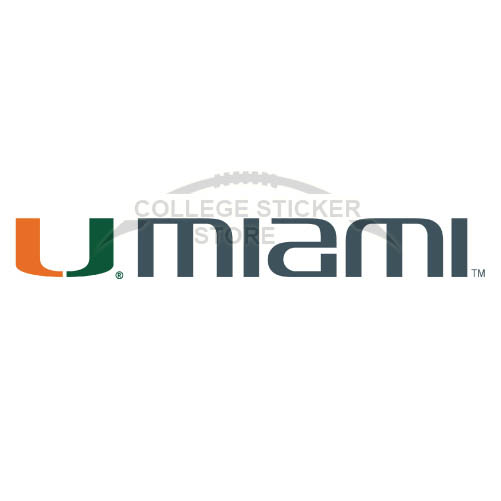 Personal Miami Hurricanes Iron-on Transfers (Wall Stickers)NO.5043